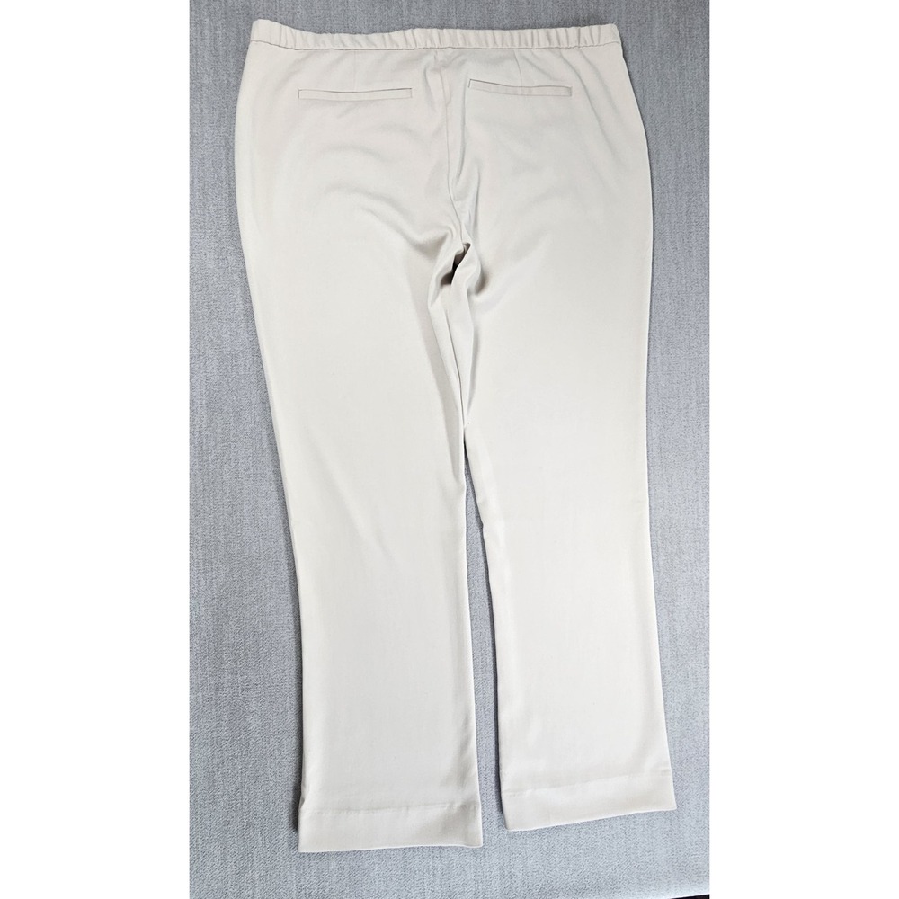 Abercrombie & Fitch Dress Pants Women's 34x18 Beige Slim Boot Low-Rise